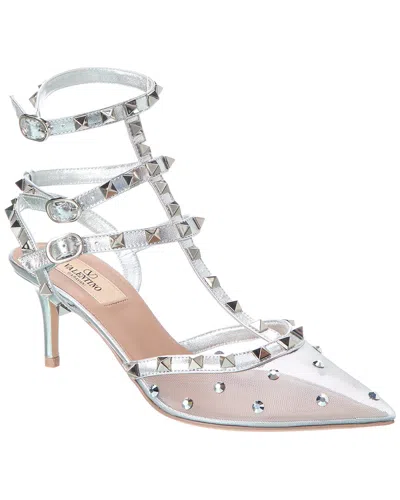 Valentino Garavani Valentino Rockstud 65mm Leather Sandal In Multi