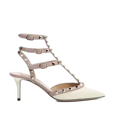 VALENTINO GARAVANI VALENTINO GARAVANI ROCKSTUD POINTED TOE CAGED PUMPS