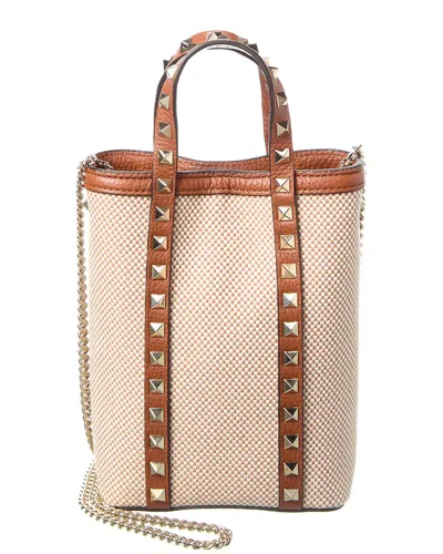 Valentino Garavani Valentino Rockstud Fabric Tote