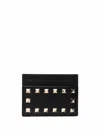 Valentino Garavani Women Rockstud Leather Card Case