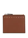 Valentino Rockstud Cardholder In Brown