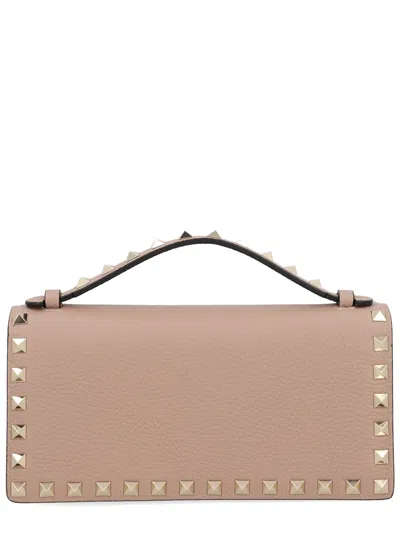 Valentino Garavani "rockstud" Chain Wallet In Multi