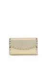 Valentino Rockstud Chain Wallet In Gold