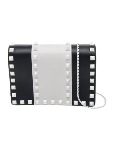 Pre-owned Valentino Garavani Rockstud Clutch In Multi