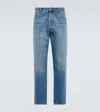 Valentino Rockstud Cotton Denim Jeans In Blue