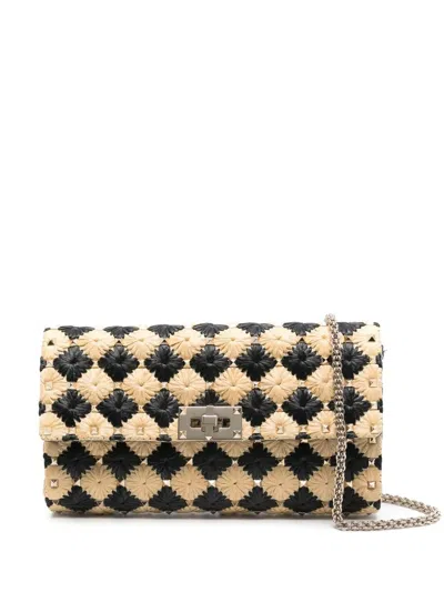 Valentino Garavani Valentino Rockstud Cross Body Bag In Neutrals