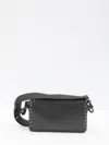 Valentino Rockstud Crossbody Bag In Black