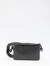 Valentino Rockstud Crossbody Bag In Black