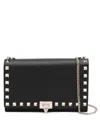 Valentino Rockstud Crossbody Bag In Black