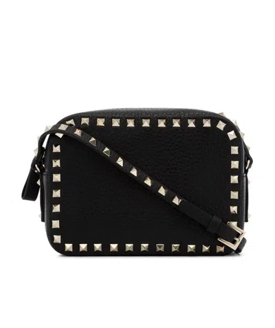 Valentino Garavani Rockstud Crossbody Bag In Green