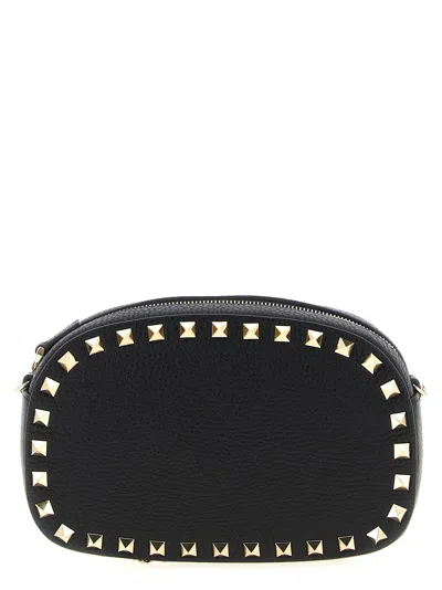 VALENTINO GARAVANI ROCKSTUD CROSSBODY BAGS BLACK