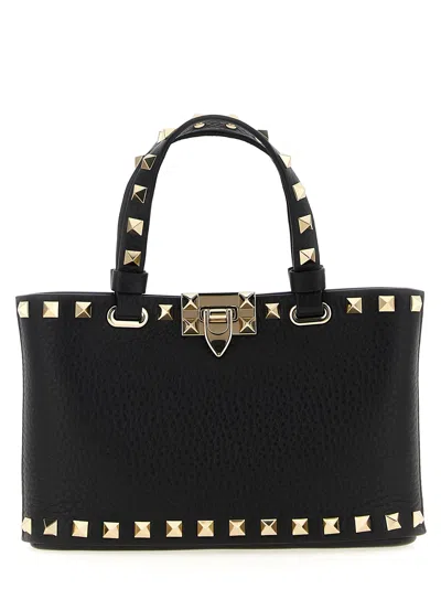 Valentino Garavani Rockstud Mini Crossbody Bag In Black