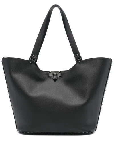 Valentino Garavani Shoulder Bag With Studded Detailing And Metal Hardware In Multicolor