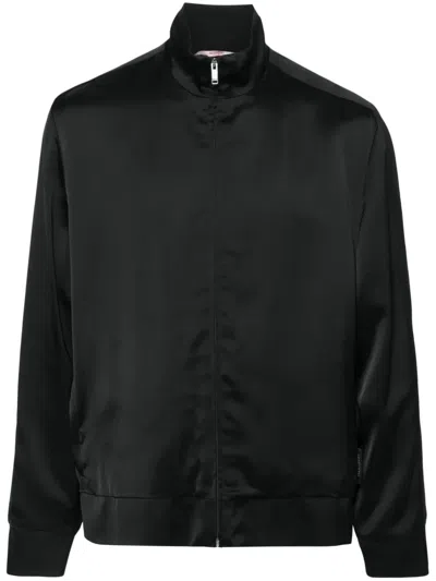 Valentino Lightweight Bomber Jacket In Black