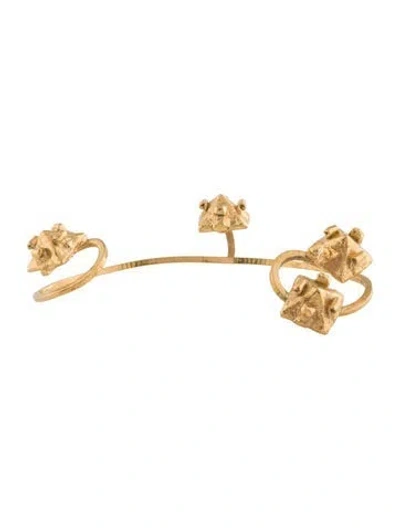 Pre-owned Valentino Garavani Rockstud Ear Cuff In Multi