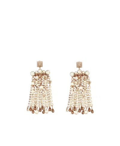 Valentino Garavani 'rockstud' Earrings In Yellow