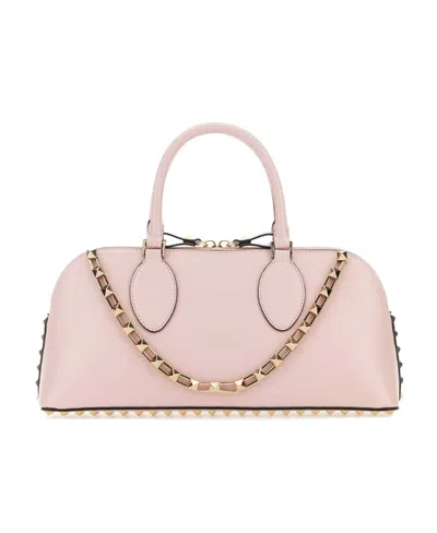 Valentino Garavani Rockstud East-west Tote Bag In Pink