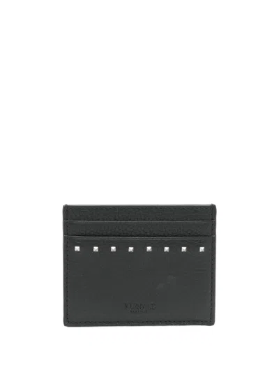 VALENTINO GARAVANI ROCKSTUD-EMBELLISHED CARD HOLDER
