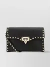 Valentino Rockstud Small Crossbody Bag In Black