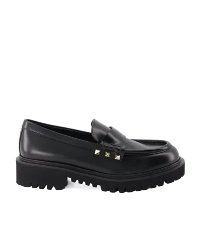 VALENTINO GARAVANI VALENTINO GARAVANI ROCKSTUD SLIP-ON LOAFERS