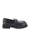 Valentino Rockstud-embellished Leather Loafers In Black