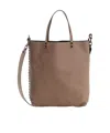 Valentino Rockstud-embellished Reversible Tote Bag In Brown