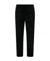 Valentino Rockstud-embellished Tailored Trousers In Black