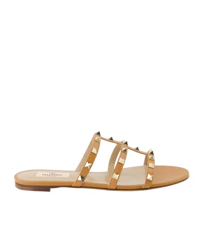 VALENTINO GARAVANI VALENTINO GARAVANI ROCKSTUD SLIP-ON SANDALS
