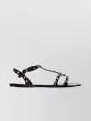 Valentino Rockstud Flat Sandals Ankle Strap
