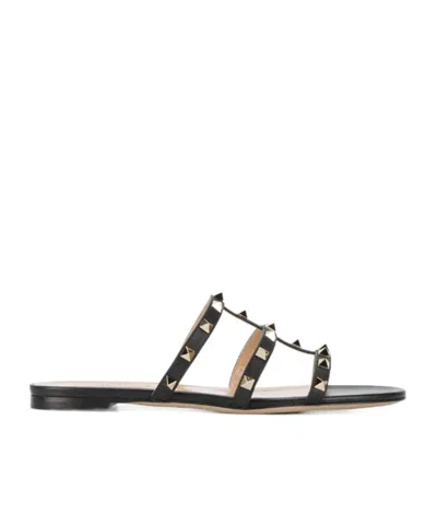 VALENTINO GARAVANI VALENTINO GARAVANI ROCKSTUD SLIP-ON SANDALS