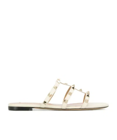 VALENTINO GARAVANI VALENTINO	GARAVANI ROCKSTUD SLIP-ON SANDALS