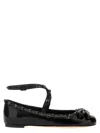 Valentino Silk Rockstud Ballet Flats