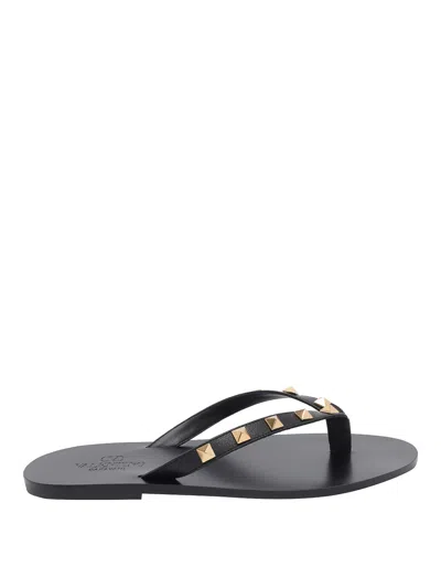 VALENTINO GARAVANI CHANCLAS - NEGRO