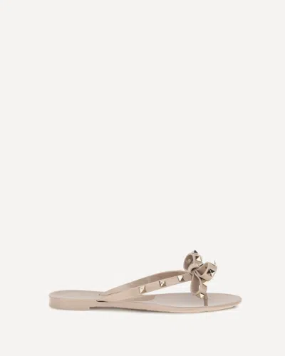 Valentino Garavani Rockstud Flip-flop Sandals In Pvc