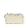 Valentino Rockstud Clutch White In White