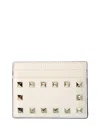 Valentino Rockstud Grainy Leather Card Holder