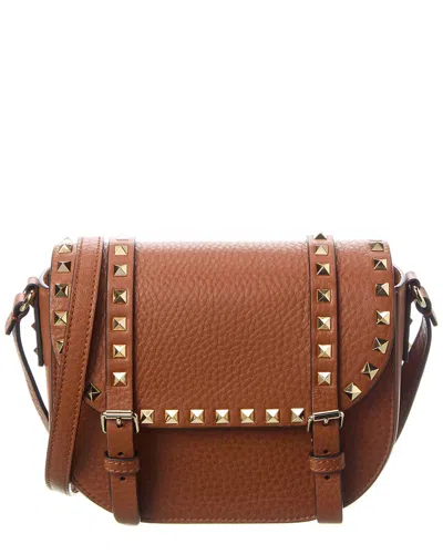 Valentino Rockstud Grainy Leather Shoulder Bag