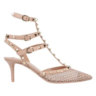 Valentino Garavani Valentino Rockstud Hill Pumps Multicolored In Neutral