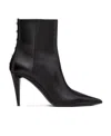 Valentino Garavani Woman Ankle Boots Black Size 8 Leather In Black