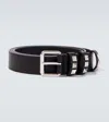 Valentino Rockstud Leather Belt In Black