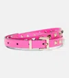 VALENTINO GARAVANI ROCKSTUD LEATHER BELT