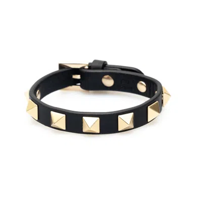 VALENTINO GARAVANI ROCKSTUD LEATHER BRACELET