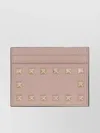 Valentino Garavani Women Rockstud Leather Card Case