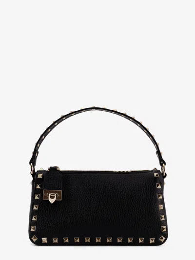 Valentino Garavani Rockstud Leather Crossbody Bag In Black