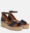 Valentino Rockstud Espadrille Sandal In Multi