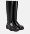 Valentino Kniehohe Stiefel Mit Vlogo In Black