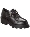 Valentino Rockstud Buckle Lug-sole Loafers