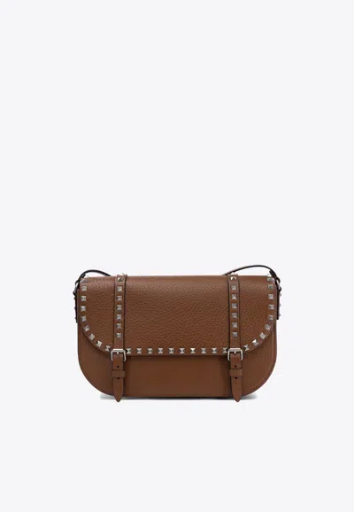 Valentino Garavani Men's Crossbody Bags In Brown