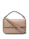 Valentino Rockstud Top-handle Mini Bag In Pink