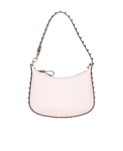 Valentino Garavani Rockstud Leather Mini Bag In Pink